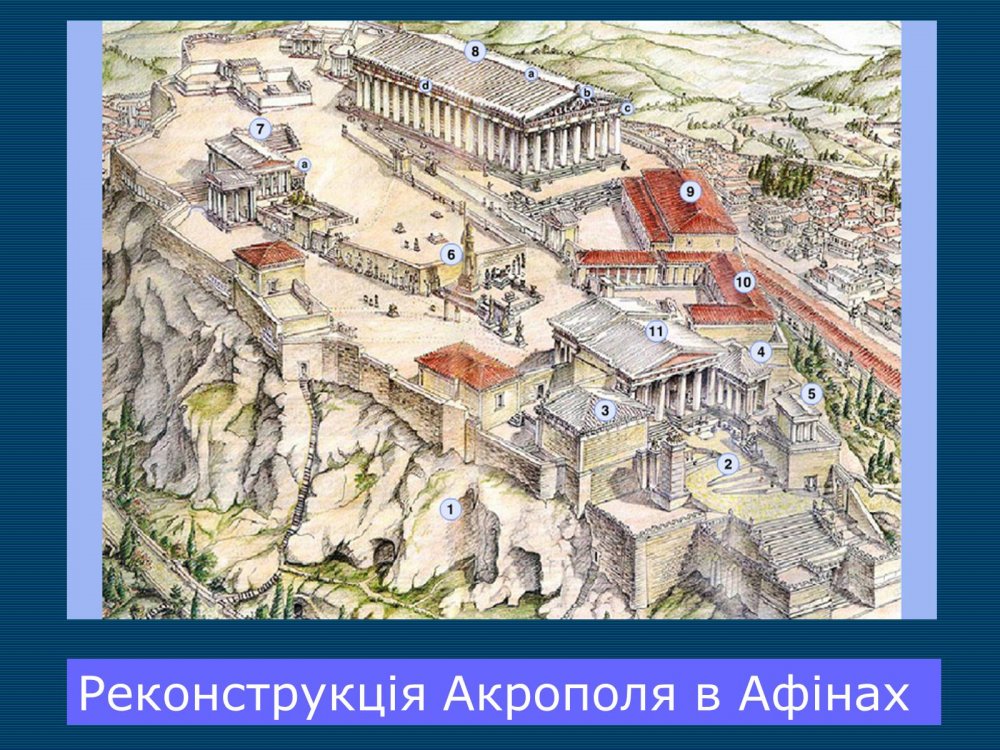 Древние Афины Акрополь реконструкция