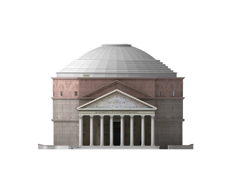 Римский Пантеон фасад