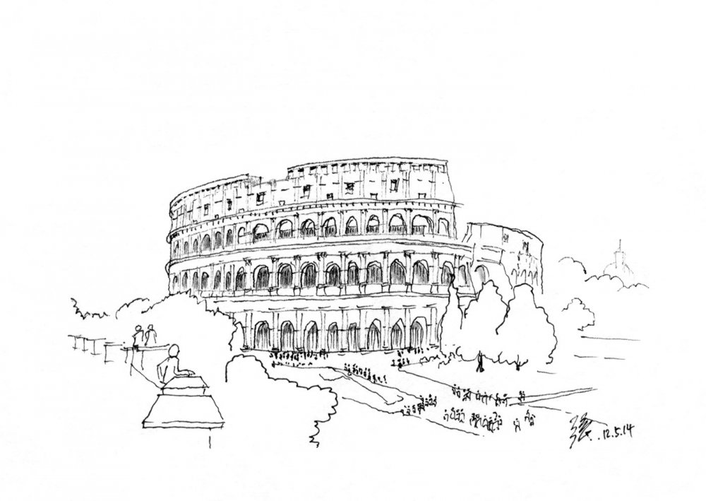 Колизей в Риме архитектура