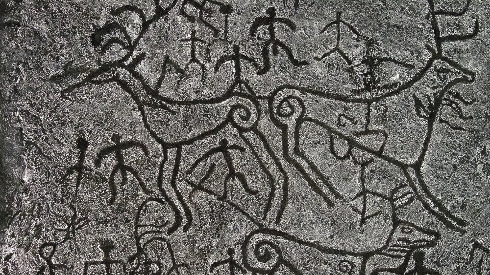 Наскальные рисунки Алтай петроглифы