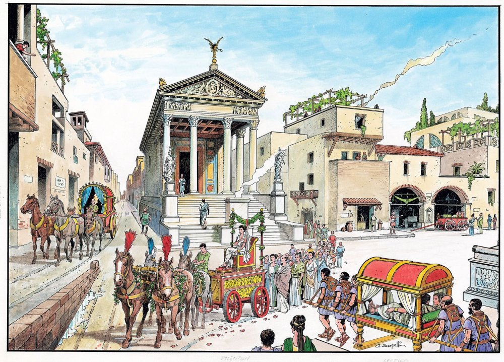 Рыночная площадь древний Рим