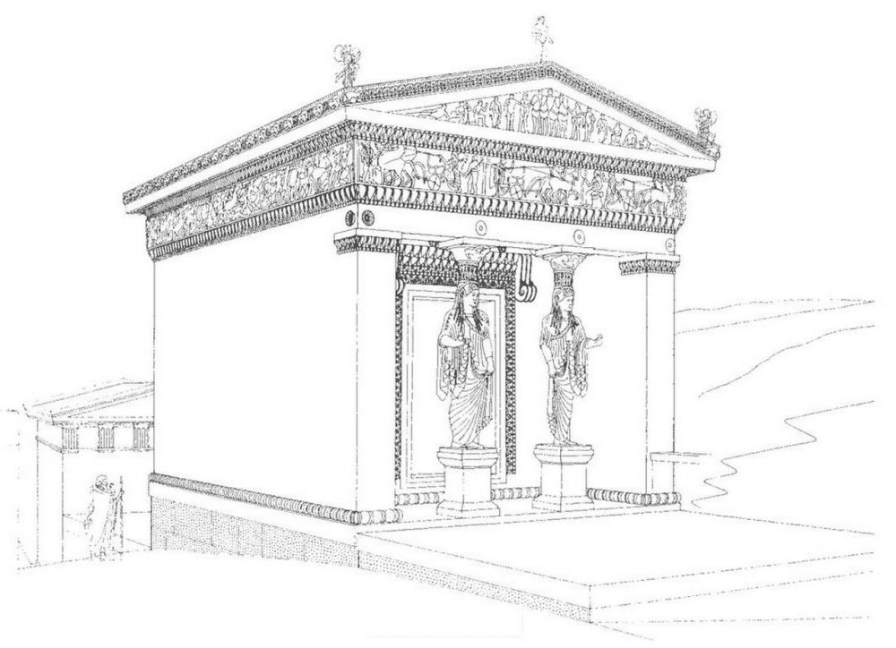 Святилище Артемиды в Акрополе реконструкция