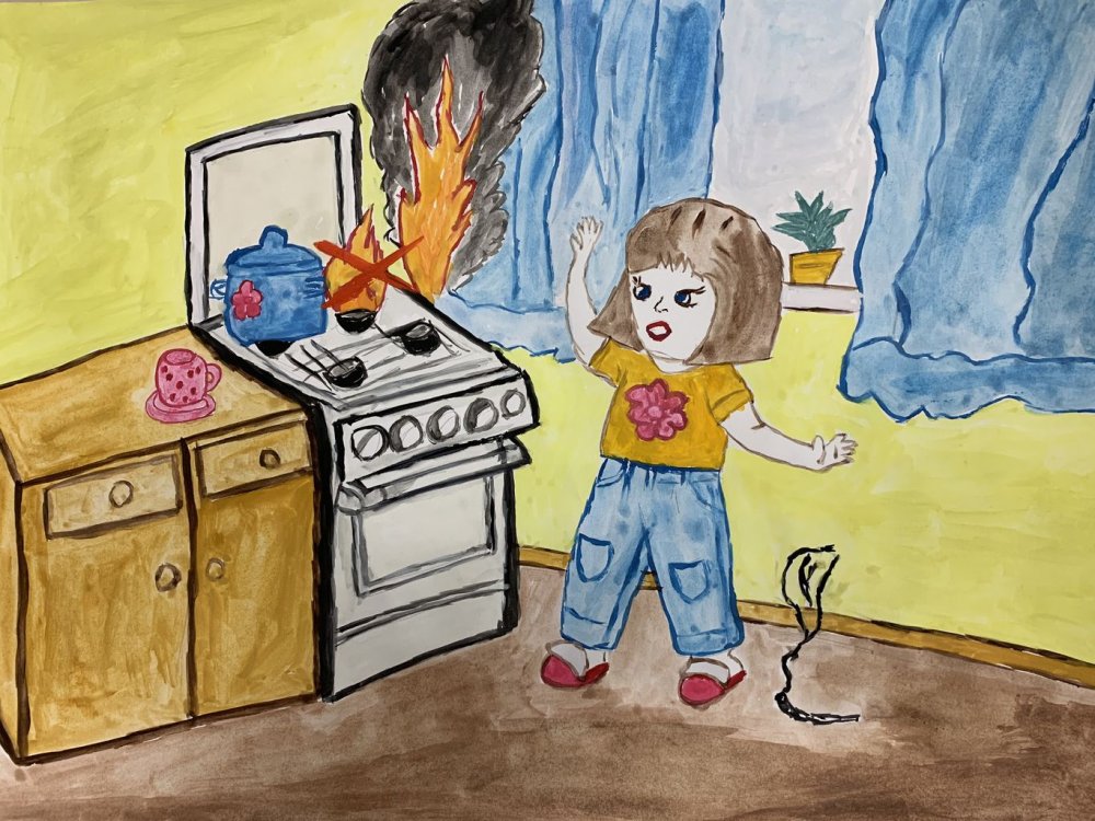 Пожарная безопасность на кухне в детском саду