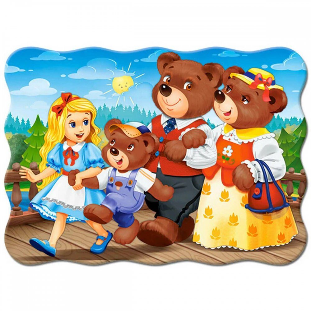 Пазл "Маша и три медведя", арт. 86488