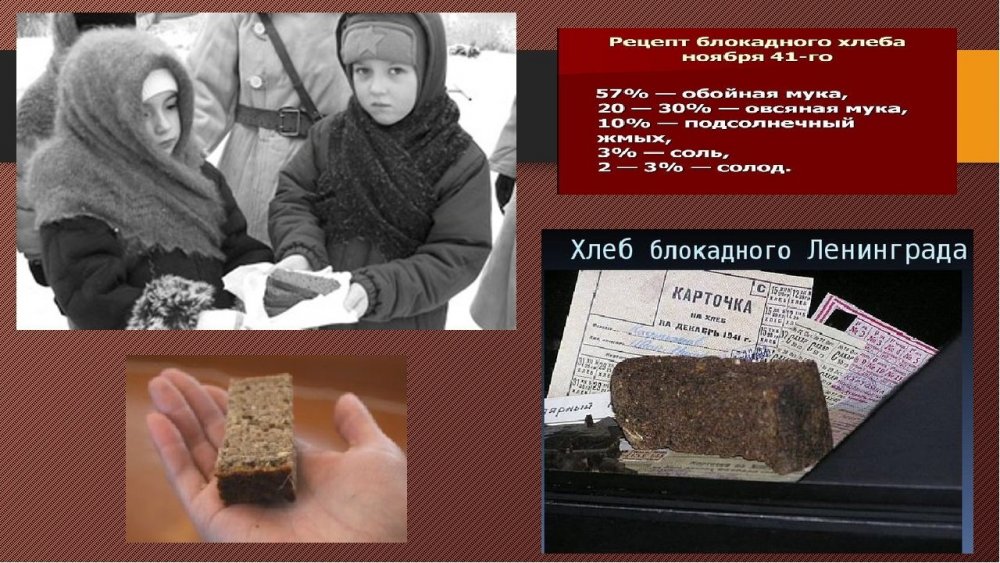Блокада Ленинграда дети с хлебом
