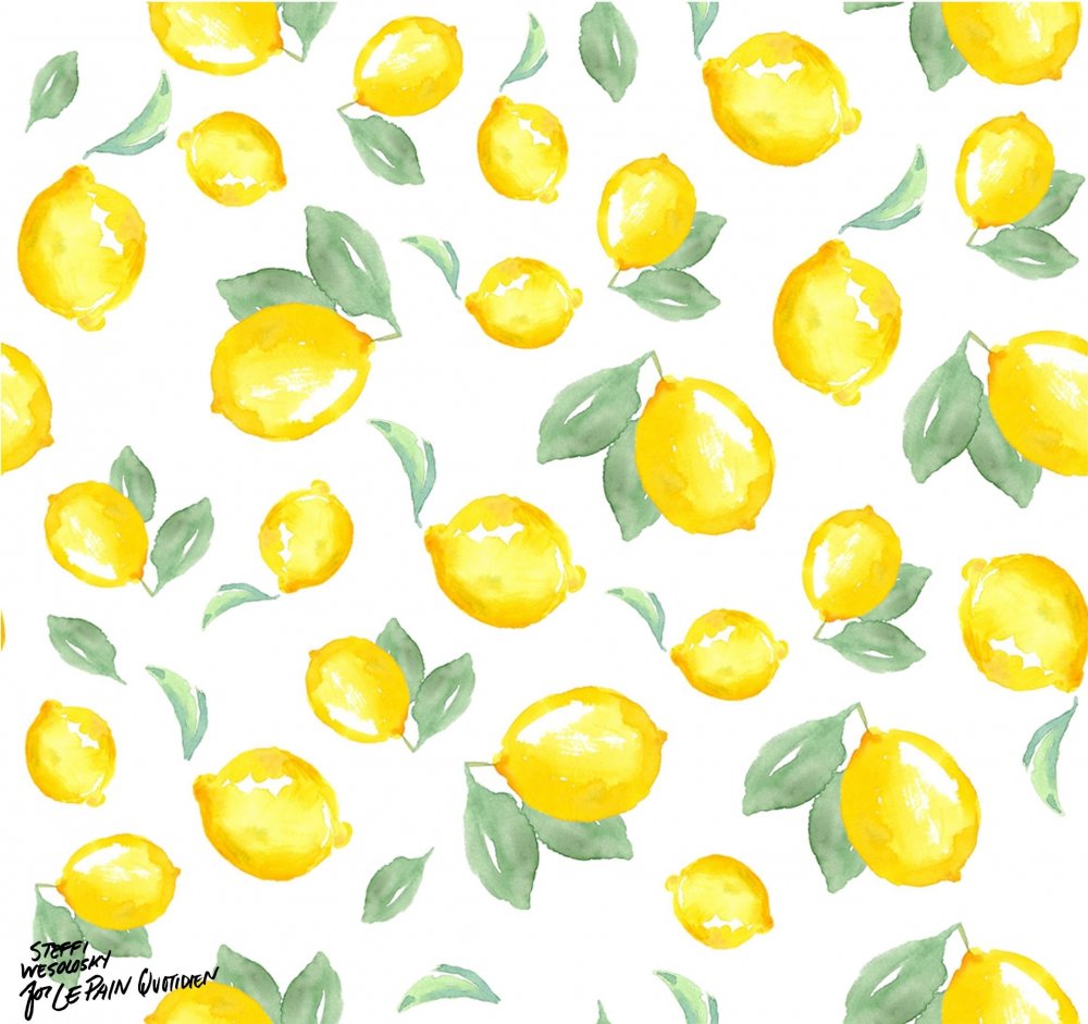 Орнамент с лимонами