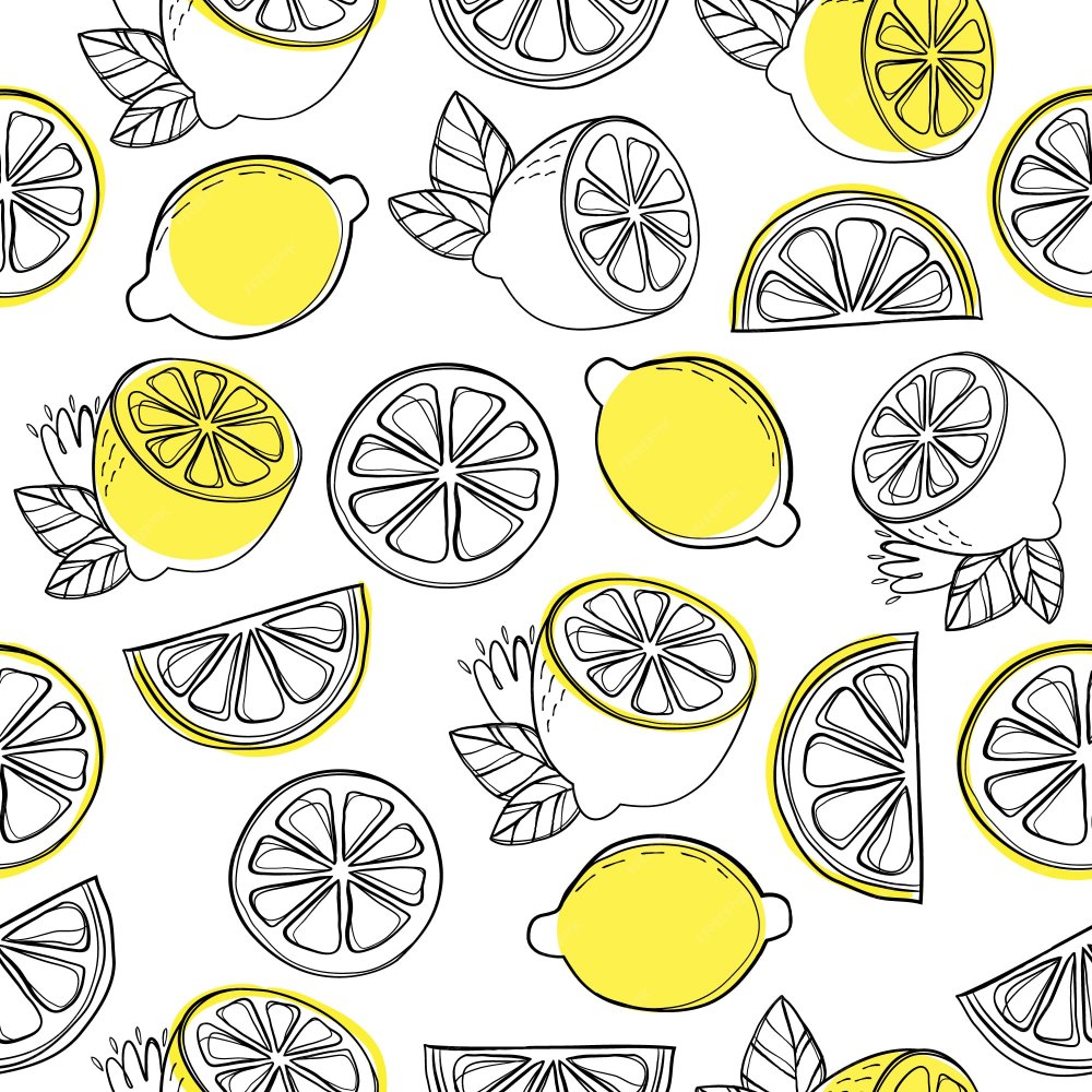 Стилизация лимона