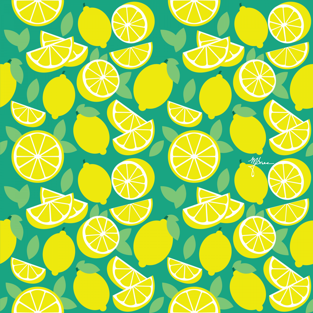 Лимонный фон