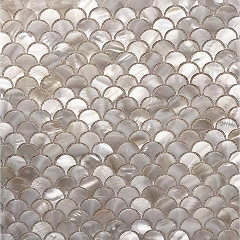 Керамическая мозаика рыбья чешуя а32