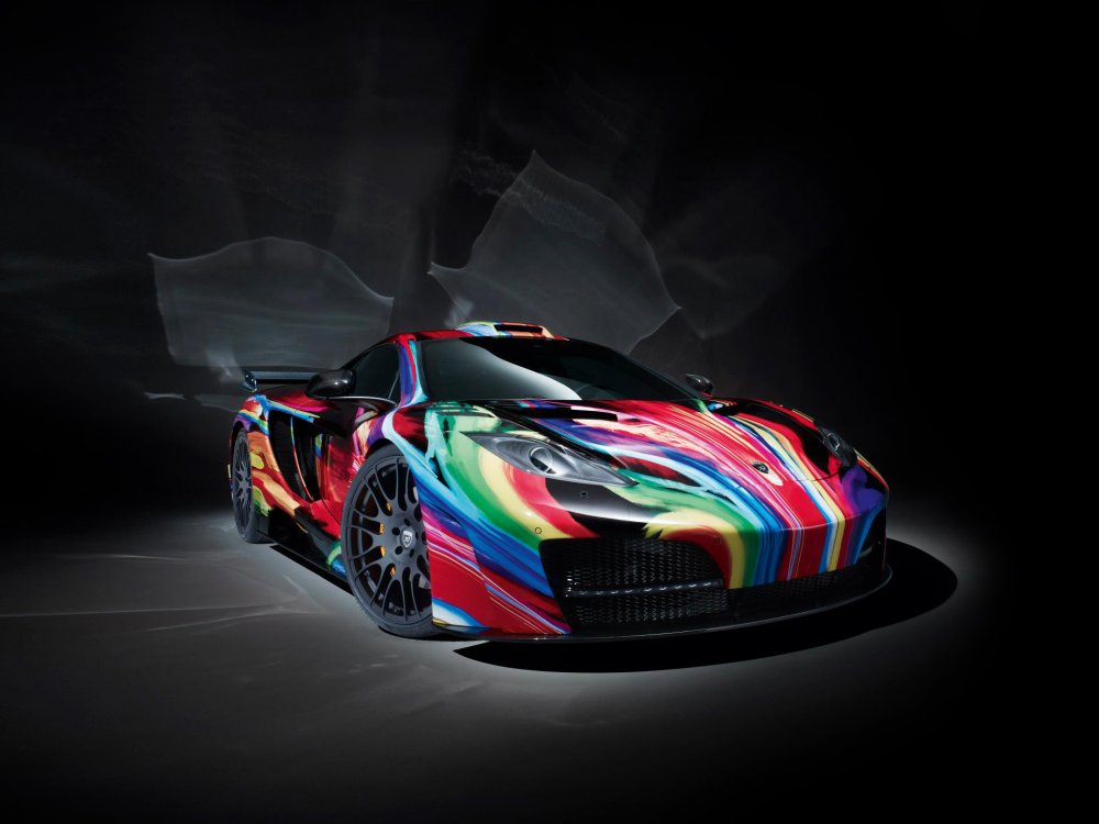 Разноцветные гоночные машины