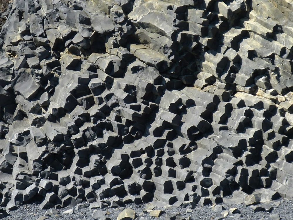 Базальт камень структура