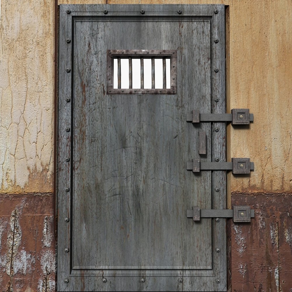 Железная дверь тюремная