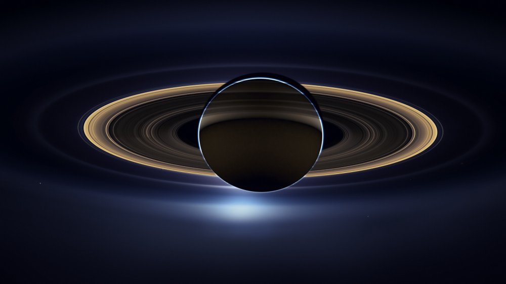 Сатурн вид из космоса
