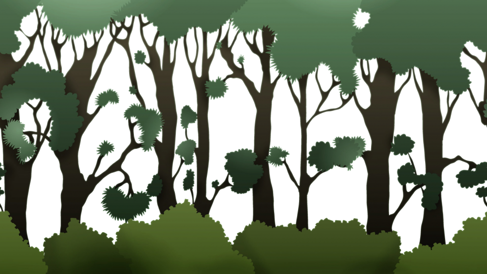 Стилизованный лес