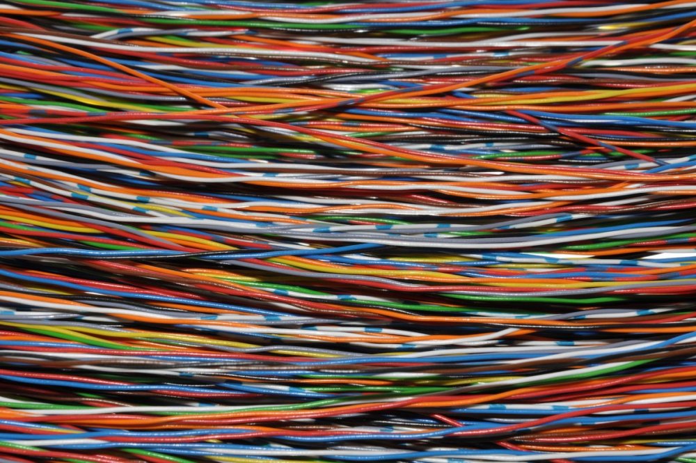 Текстура кабеля провода