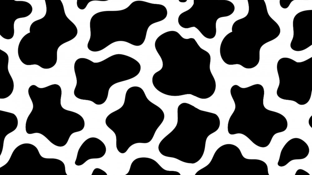 Принт пятна коровы