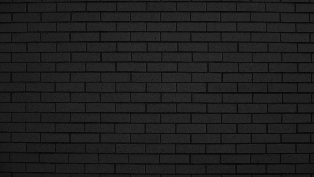 Стена черный кирпич