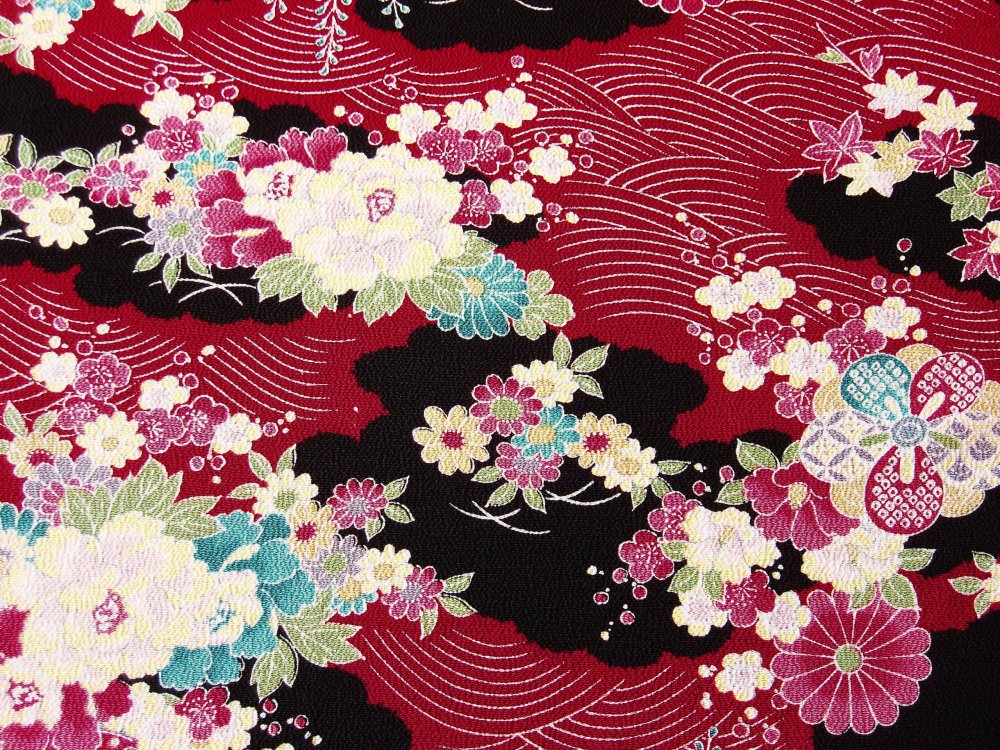 Японский орнамент на кимоно