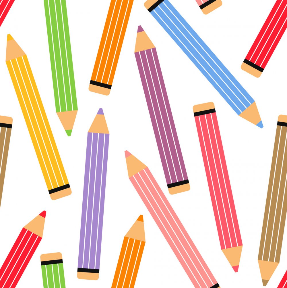 Цветные карандаши текстура концентрическая