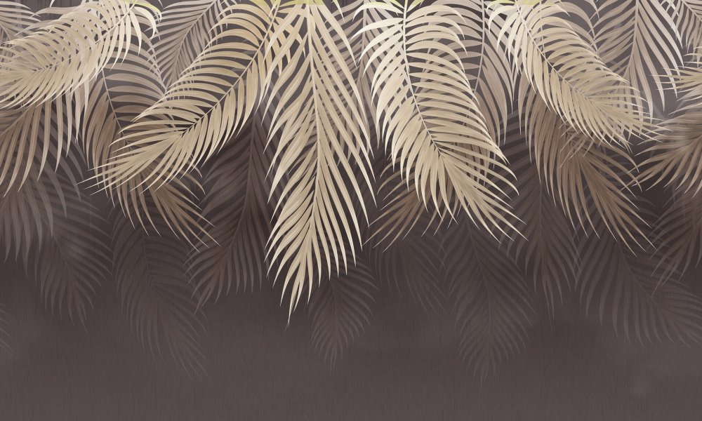 Аффреско пальмовые листья фреска