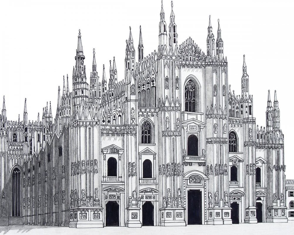 Миланский собор Италия Архитектор