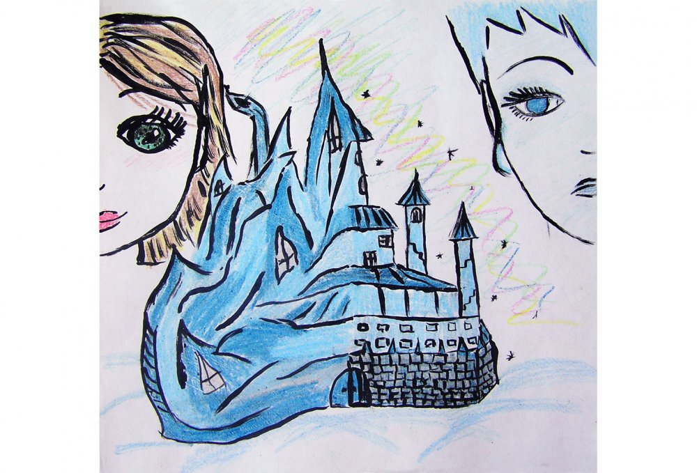 Снежная Королева рисунок для детей